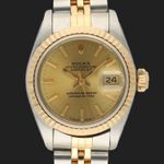 Rolex Lady-Datejust 69173 (1991) - 26mm Goud/Staal (2/8)