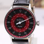 Meistersinger Pangaea Day Date PDD902OR (2023) - Black dial 43 mm Steel case (5/8)