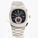 Patek Philippe Nautilus 5980/1A-001 (2008) - Blauw wijzerplaat 40mm Staal (1/1)