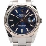 Rolex Datejust 41 126334 (2021) - Blue dial 41 mm Steel case (1/8)