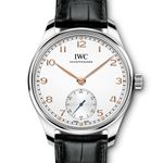 IWC Portuguese Automatic IW358303 (2023) - Zilver wijzerplaat 40mm Staal (1/1)