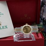 Rolex Lady-Datejust 69173 (1986) - Goud wijzerplaat 26mm Goud/Staal (3/7)