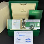 Rolex Oyster Perpetual 26 176200 (2018) - Green dial 26 mm Steel case (2/8)