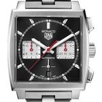 TAG Heuer Monaco CBL2113.BA0644 (2025) - Zwart wijzerplaat 39mm Staal (1/1)