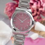 Longines Conquest L3.430.4.99.6 (Unknown (random serial)) - Pink dial 34 mm Steel case (3/8)