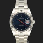 Rolex Datejust Turn-O-Graph 116264 (2009) - Blauw wijzerplaat 36mm Staal (3/8)