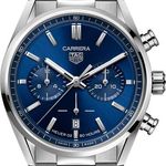 TAG Heuer Carrera CBN2011.BA0642 (2025) - Blauw wijzerplaat 42mm Staal (1/1)