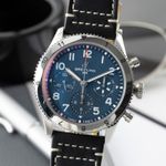 Breitling Classic AVI A233801A1C1X1 (Onbekend (willekeurig serienummer)) - Blauw wijzerplaat 42mm Staal (3/8)