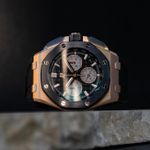 Audemars Piguet Royal Oak Offshore Chronograph 26420RO.OO.A002CA.01 (2024) - Black dial 43 mm Rose Gold case (3/8)