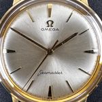 Omega Seamaster 14750 (1961) - White dial 34 mm Yellow Gold case (8/8)