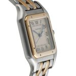 Cartier Panthère 83949 (1990) - Champagne wijzerplaat 27mm Goud/Staal (7/8)