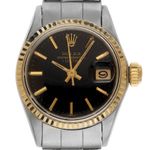 Rolex Oyster Perpetual Lady Date 6517 (1968) - 26mm Staal (1/8)