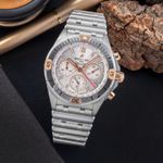 Breitling Chronomat 42 IB0134 (Onbekend (willekeurig serienummer)) - Zilver wijzerplaat 42mm Goud/Staal (1/8)