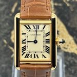 Cartier Tank Louis Cartier WGTA0342 (2025) - Silver dial 22 mm Yellow Gold case (2/8)