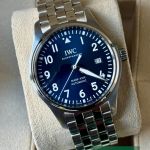 IWC Pilot Mark IW327016 (2019) - Blue dial 40 mm Steel case (1/7)