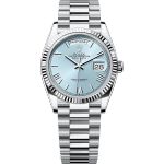 Rolex Day-Date 36 128236 (2025) - Blauw wijzerplaat 36mm Platina (1/1)