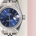 Rolex Oyster Perpetual Lady Date 69240 (1996) - 26mm Staal (5/8)