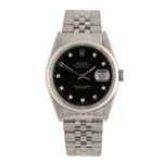 Rolex Datejust 36 16234 (1989) - Black dial 36 mm Steel case (1/7)