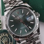 Rolex Datejust 36 126234 (2026) - Green dial 36 mm Steel case (1/8)