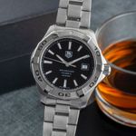 TAG Heuer Aquaracer 300M WAP2010 (2010) - Black dial 41 mm Steel case (3/8)