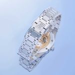 Audemars Piguet Royal Oak Jumbo 16202BC.OO.1240BC.02 (2024) - Blue dial 39 mm White Gold case (12/14)