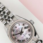Rolex Lady-Datejust 179174 (2013) - Pearl dial 26 mm Steel case (2/7)