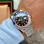 Rolex GMT-Master 16700 (1997) - Zwart wijzerplaat 40mm Staal (2/8)