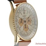 Breitling Navitimer Cosmonaute 81600 (1990) - Black dial 41 mm Yellow Gold case (7/8)