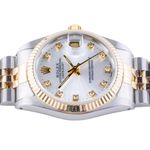 Rolex Datejust 31 68273 (1991) - Silver dial 31 mm Gold/Steel case (5/8)