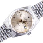 Rolex Datejust 36 16234 (1991) - Silver dial 36 mm Steel case (1/8)