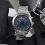 Omega Speedmaster Day Date 3523.80.00 (1998) - Blauw wijzerplaat 39mm Staal (1/8)