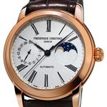 Frederique Constant Manufacture Classic Moonphase FC-712MS4H4 (2024) - Silver dial 42 mm Rose Gold case (1/2)