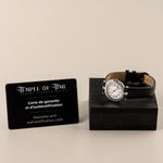 Cartier Santos 8192 (Unknown (random serial)) - Black dial 33 mm Steel case (6/8)