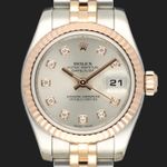 Rolex Lady-Datejust 179171 (2008) - Silver dial 26 mm Gold/Steel case (2/8)
