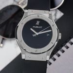Hublot Classic Fusion 511.NX.1270.RX.MDM40 (Unknown (random serial)) - Black dial 45 mm Titanium case (3/8)