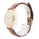 Patek Philippe Calatrava 2552 (1956) - Silver dial 37 mm Yellow Gold case (8/12)
