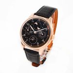 IWC Portuguese Perpetual Calendar IW503702 (2025) - Black dial 44 mm Rose Gold case (5/8)