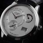 Glashütte Original PanoReserve 1-90-03-02-02-04 (2007) - Silver dial 39 mm Steel case (3/7)