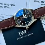 IWC Pilot Mark IW327003 (2020) - Bruin wijzerplaat 40mm Staal (8/8)