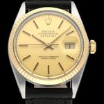 Rolex Datejust 36 16013 (1979) - Champagne wijzerplaat 36mm Goud/Staal (1/7)