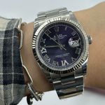 Rolex Datejust 36 126234 (2024) - Purple dial 36 mm Steel case (2/8)