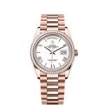 Rolex Day-Date 36 128395TBR (2025) - Wit wijzerplaat 36mm Roségoud (1/1)