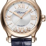 Chopard Happy Sport 275378-5001 (2025) - Silver dial 33 mm Rose Gold case (1/1)