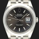 Rolex Datejust 41 126300 (2019) - Grijs wijzerplaat 41mm Staal (2/8)