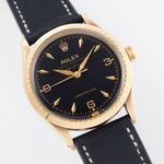 Rolex Oyster Perpetual 1002 (1965) - Black dial 34 mm Yellow Gold case (3/8)