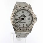 Rolex Explorer II 16570 (1999) - Wit wijzerplaat 40mm Staal (1/7)