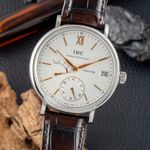 IWC Portofino Hand-Wound IW510103 (2013) - Silver dial 45 mm Steel case (3/8)