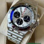 Breitling Chronomat 42 AB0134101G1A1 (2021) - Silver dial 42 mm Steel case (3/7)