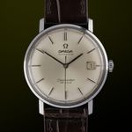 Omega Seamaster 166.020 (1966) - White dial 34 mm Steel case (1/8)