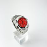 Rolex Oyster Perpetual 41 124300 (2021) - Red dial 41 mm Steel case (4/8)